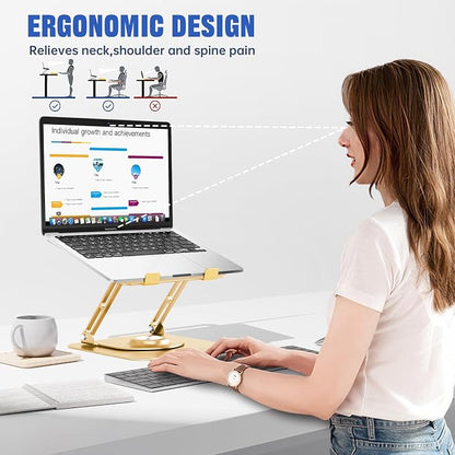 Laptop Stand for Desk, Adjustable Computer Stand - Image 6
