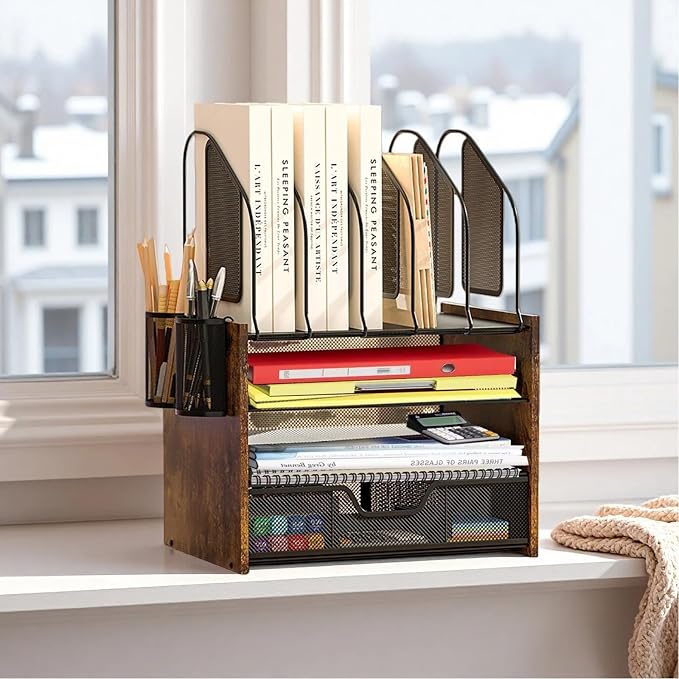 Wood Desk Organizer - Image 7