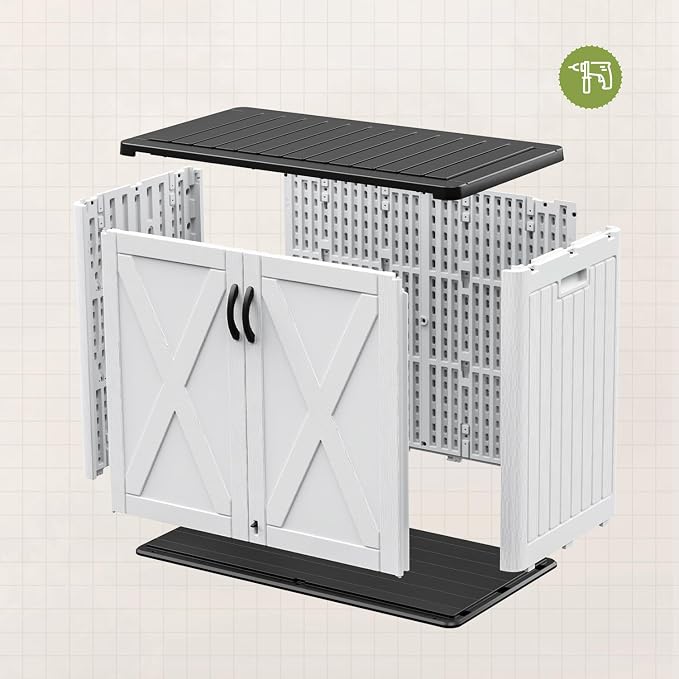 Patiowell 26 Cu.ft Outdoor Storage Cabinet - Image 7