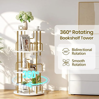 Rotating Bookshelf, Revolving Bookcase - Image 4