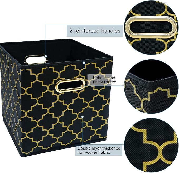 Fabric storage bins Cubes, Fabric Cube Organizer - Image 7