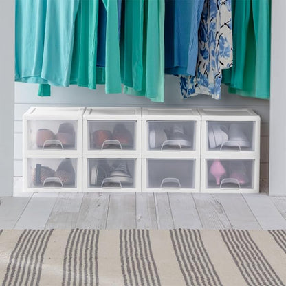 Sterilite 6-Pack Stacking Drawer, 6 Quart, and Makeup Organization - Image 2
