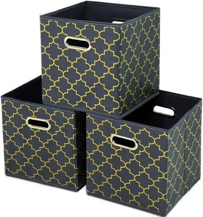 Fabric storage bins Cubes, Fabric Cube Organizer by Yunkeeper