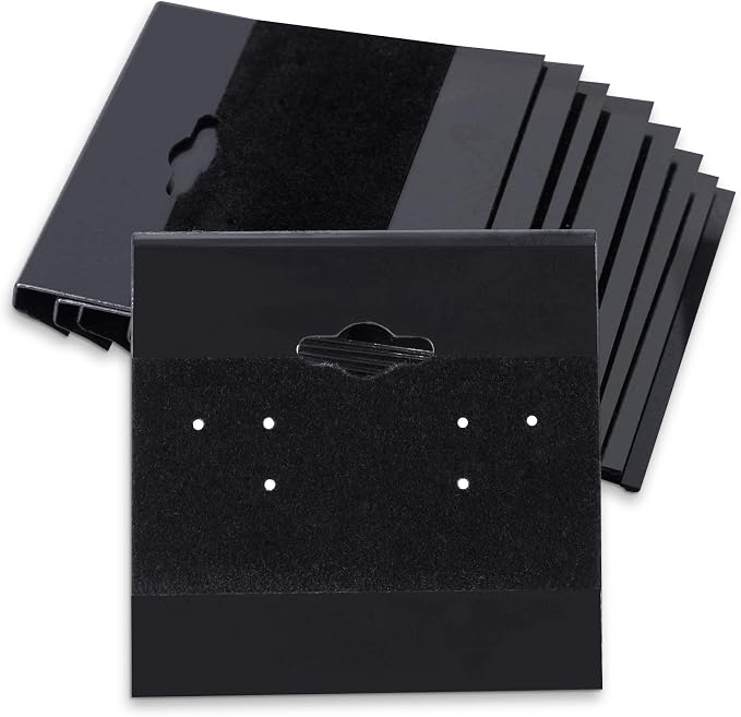 Super Z Outlet Black Velvet Plastic Display Cards - Image 3