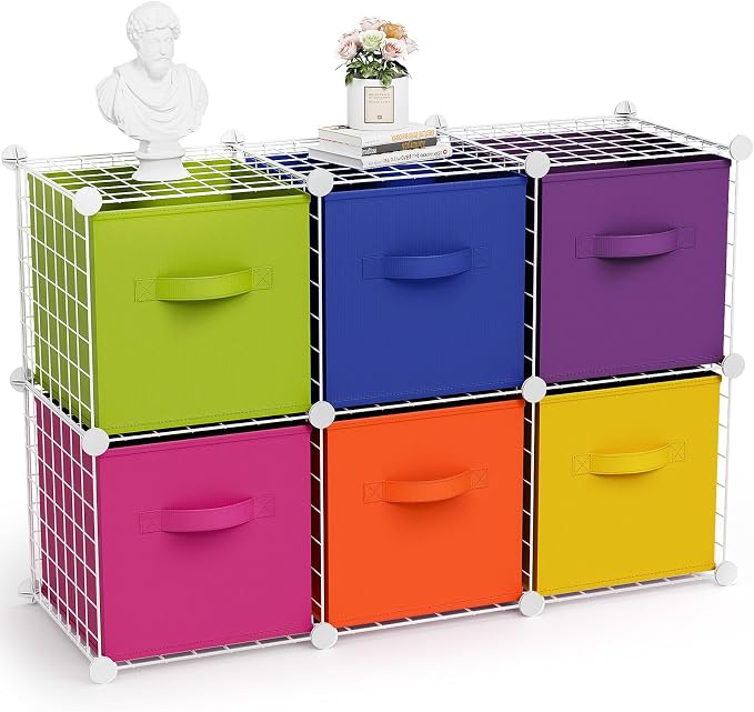 Leinuosen 6 Cube Storage Organizer by Leinuosen