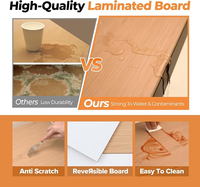 HOMEDANT 5 Tier Storage Shelves Adjustable Laminated Boltless Garage Metal - Image 3