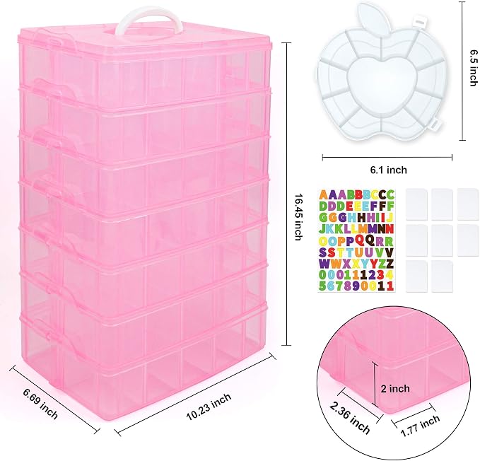 Inscraft 7 Tier Craft Storage Boxes - Image 3