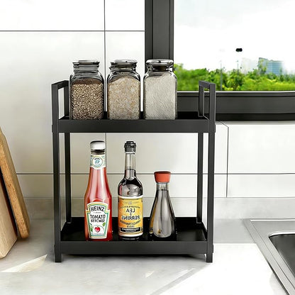 Anyoifax Bathroom Counter Organizer 2 Tier Vanity Storage Countertop Shelf - Image 4