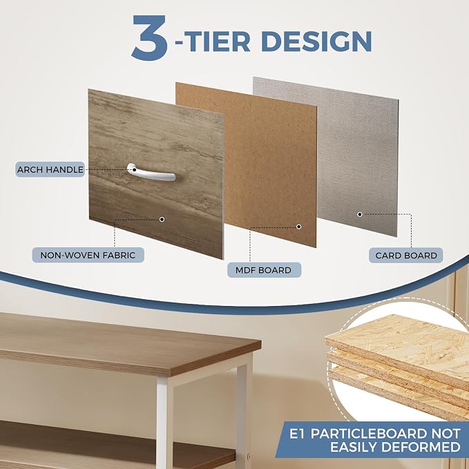 DUMOS 8 Drawers Fabric Dresser - Image 7