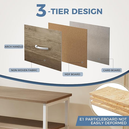 DUMOS 8 Drawers Fabric Dresser - Image 7