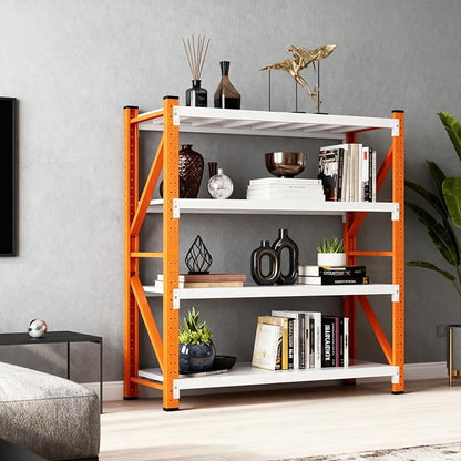 79" H Garage Shelving, 3500LBS Heavy Duty Storage Rack, 4 Tiers Metal Storage - Image 4
