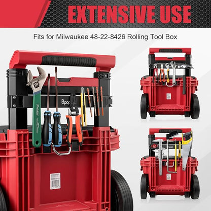 Magnetic Bar Mount Fit for Milwaukee 48-22-8426 Packout Rolling Toolbox - Image 3