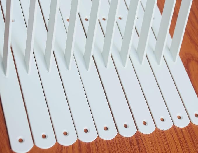 16 Pack L22 x H 12" White Heavy Duty Shelf Brackets - Image 3