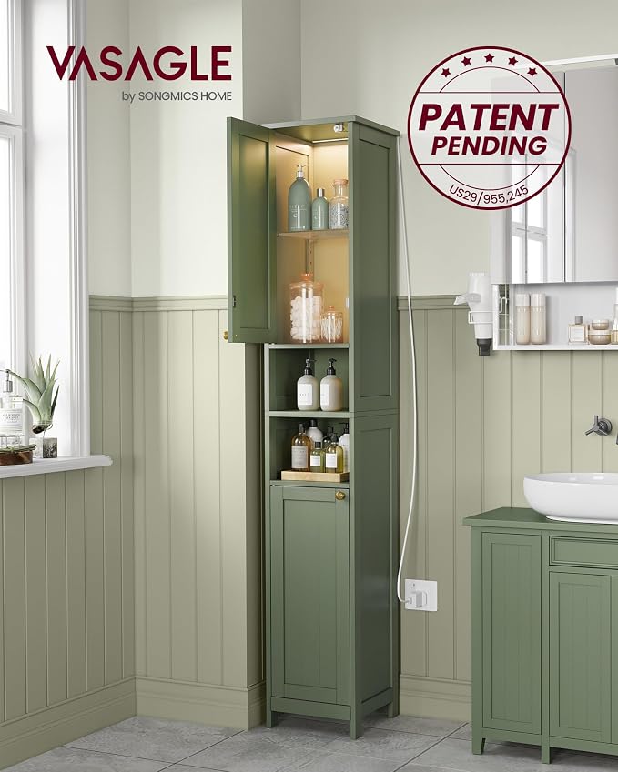 VASAGLE Tall Storage Cabinet - Image 3