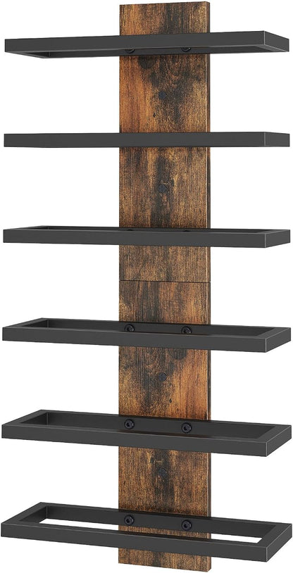 Hoctieon 6 Tier Wall Mount Wine Rack, Wall Mounted Wine Bottle Racks - Image 9
