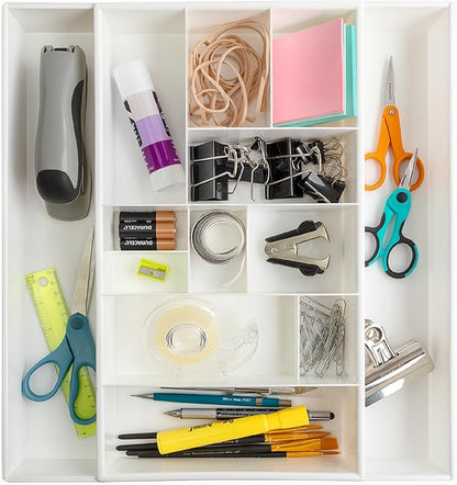 Dial Industries Expandable Junk Drawer Desk Organizer Storage Tray - Image 5