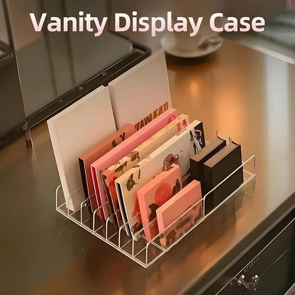 2 Pack Acrylic Makeup Eyeshadow Palette Organizer, 7-Slot Display Case - Image 7