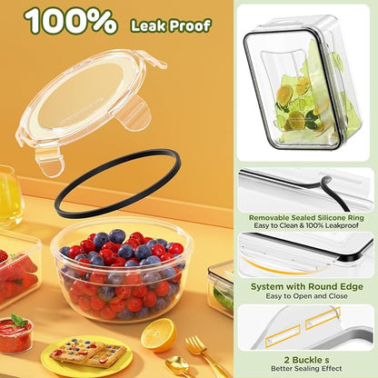 JSCARES 40 PCS Food Storage Containers - Image 3