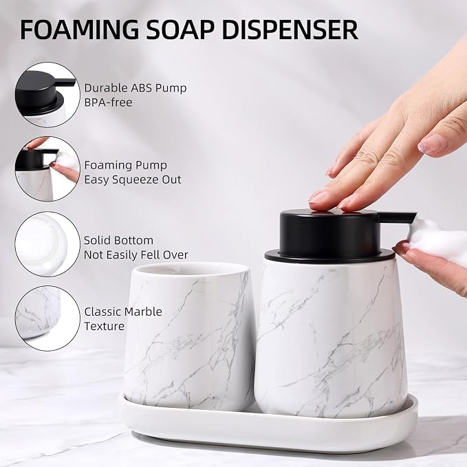 BosilunLife Bathroom Accessories Set 3 pcs - Image 2