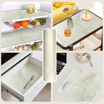 2-Layer Drawer and Shelf Liner for Kitchen Cabinet: 17in X 30Ft Non Slip - Image 9