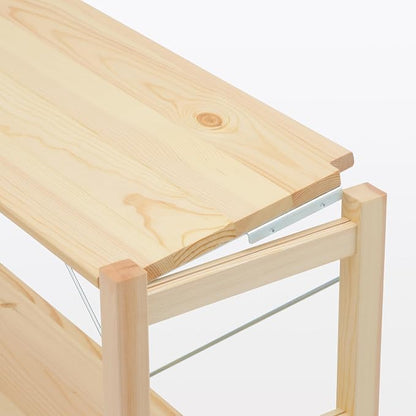 無印良品 MUJI 61182407 Pine Wood Shelf Unit, : 22.8 x 10.2 x 32.7 inches (58 x 2 - Image 7