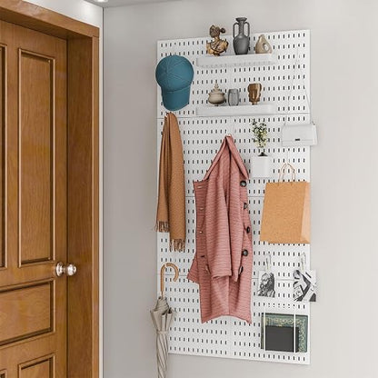 Pegboard Combination Kit for Wall Organizer, Wall Mounted Peg Board Kits for - Image 4