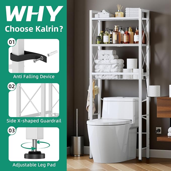 Kalrin Over The Toilet Storage - Image 4