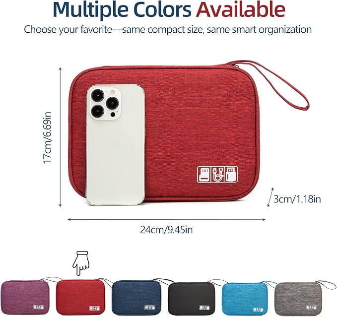 Cord Organizer Travel Case, Cable Organizer Bag - Image 4
