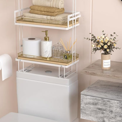 Oak Bathroom Toilet Tank Tray, Vanity Tray - Image 3