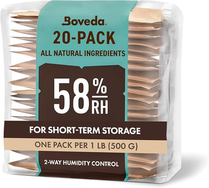 Boveda 58% Two-Way Humidity Control Packs by Boveda