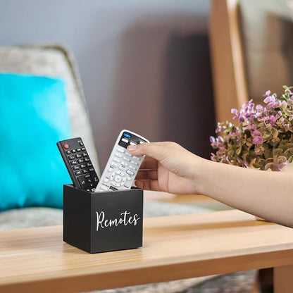DRASTAR Remote Control Holder, Wood TV Remote Holder, Remote Storage Caddy - Image 5