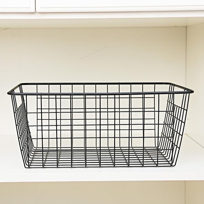 14" Upright Freezer Storage Baskets, Bathroom Organizing - Image 5