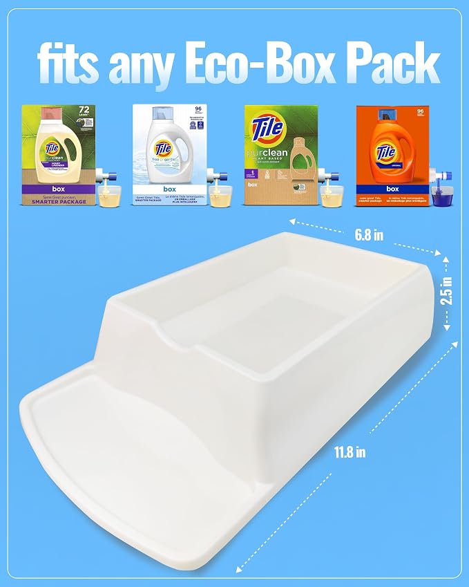 Skywin Detergent Box Riser, Raises Boxed Liquid Laundry Detergent Cup Holder & - Image 2