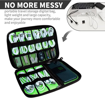 Lcsmaokin Electronics Travel Organizer, Portable Waterproof Electronic Travel - Image 2