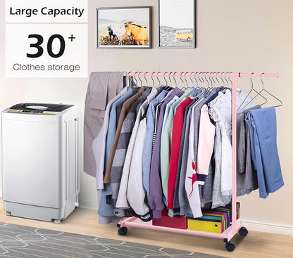 MISSLO Small Garment Racks for Hanging Clothes Rack Mini Kids Clothing Rack - Image 7