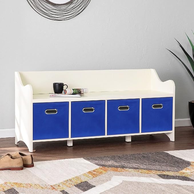 Fabric Cloth Storage Bins, Fabric Cube Bins Organizer - Image 4