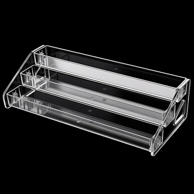 3 Layer Nail Polish Organizer Clear Multi Tier Organizer, Display Nail Stand by Unknown