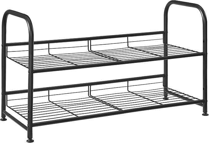 SONGMICS Shoe Rack, 2 Tier Shoe Organizer by Unknown