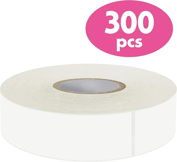 300 Removable Blank Food Labels, Water/Oil/Tear Resistant by Stickyourhappymoment