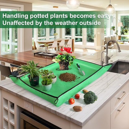Large Repotting Mat for Plant Transplanting and Mess Control Thickened - Image 3