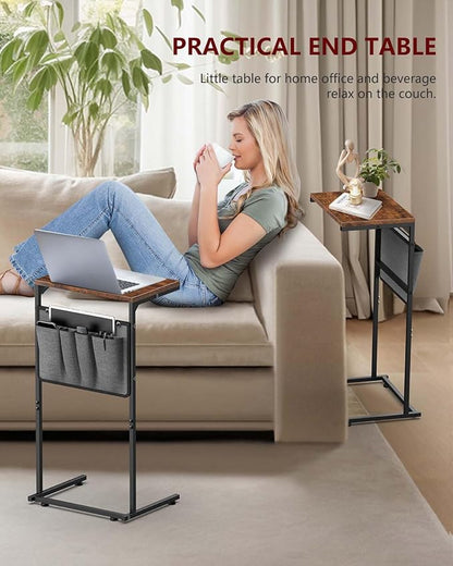 Vantic C Shaped End Table Set of 2, Small Side Table - Image 4