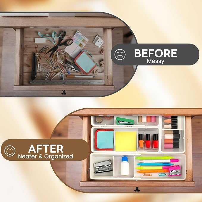 Expandable Drawer Organizers, Adjustable Drawer Dividers Organizers, PP Drawer - Image 3