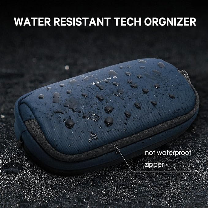 BANGE Cable Organizer Pouch， Travel Water Resistant Tech Accessories Bag Carry - Image 8