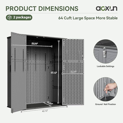 Aoxun Outdoor Storage Shed - Image 2