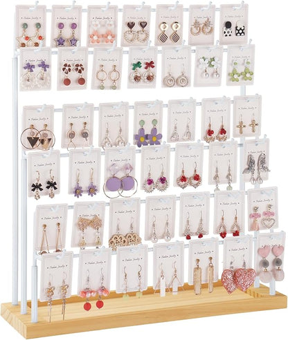 Earring Display for Vendors, 6 Tiers Earring Rack Display Holder Stand by Unknown