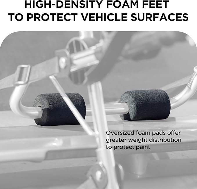 Young Aluminum 2-Bike Rack Trunk Mount, Hightweight - Image 7