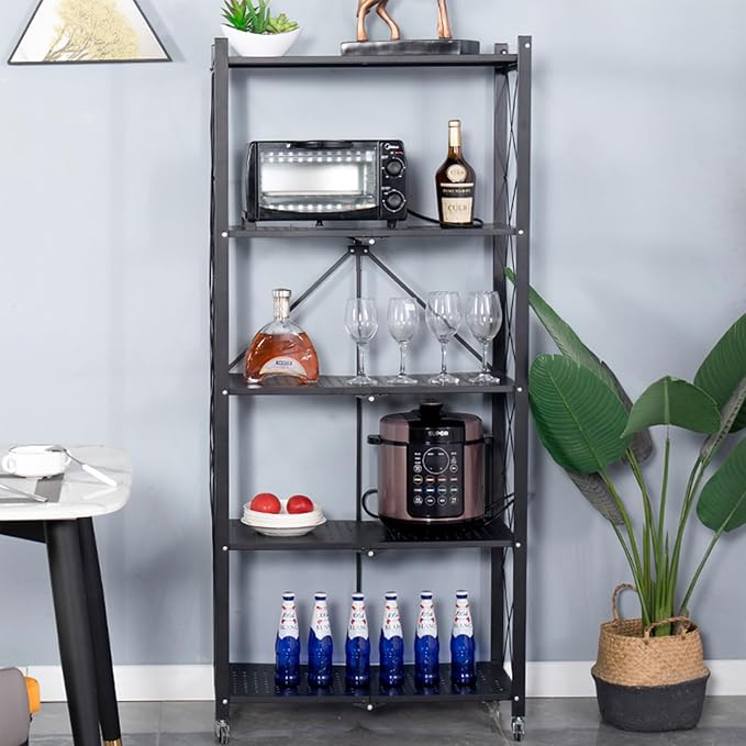 Life Hacks 2pcs 4-Tier Foldable Shelves - Image 7