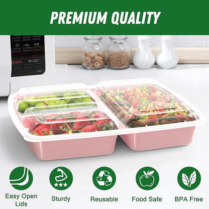 50 Pack 32 oz Meal Prep Containers Reusable - Image 3