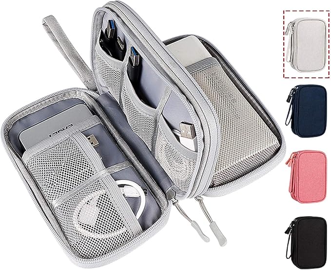 CAOODKDK Electronic Organizer Bag, Waterproof Portable Electronic Organizer by Unknown
