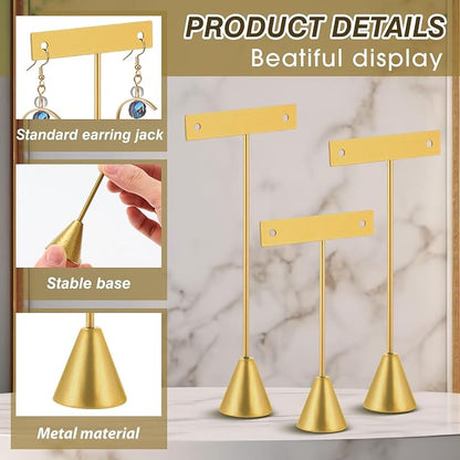 Marsui 12 Pcs Earring Display Set Earring T Bar Display Earring Holders - Image 3